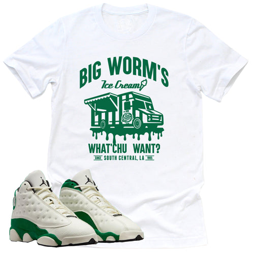 BW Ice Cream Shop Shirt | Retro Air Jordan 13 Court Of Legends Sneaker Match Tee