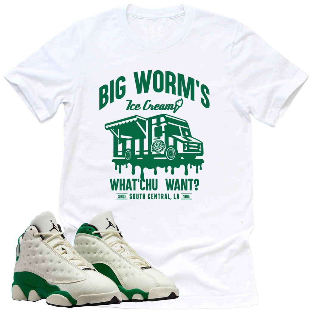 BW Ice Cream Shop Shirt | Retro Air Jordan 13 Court Of Legends Sneaker Match Tee