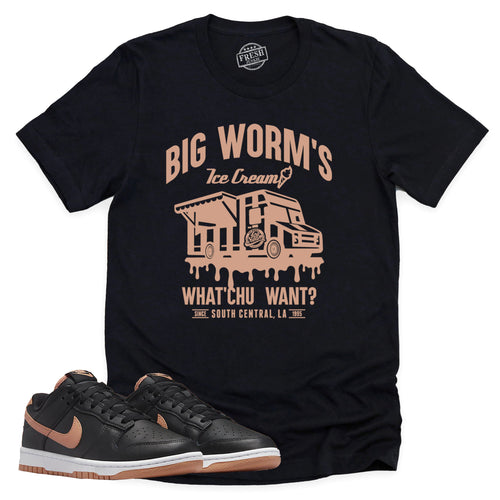 BW's Ice Cream Shirt | Retro Dunk Low Amber Brown Sneaker Match Tee