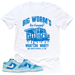 BW Ice Cream Shop Shirt | Retro Dunk Low Argon Sneaker Match Tee