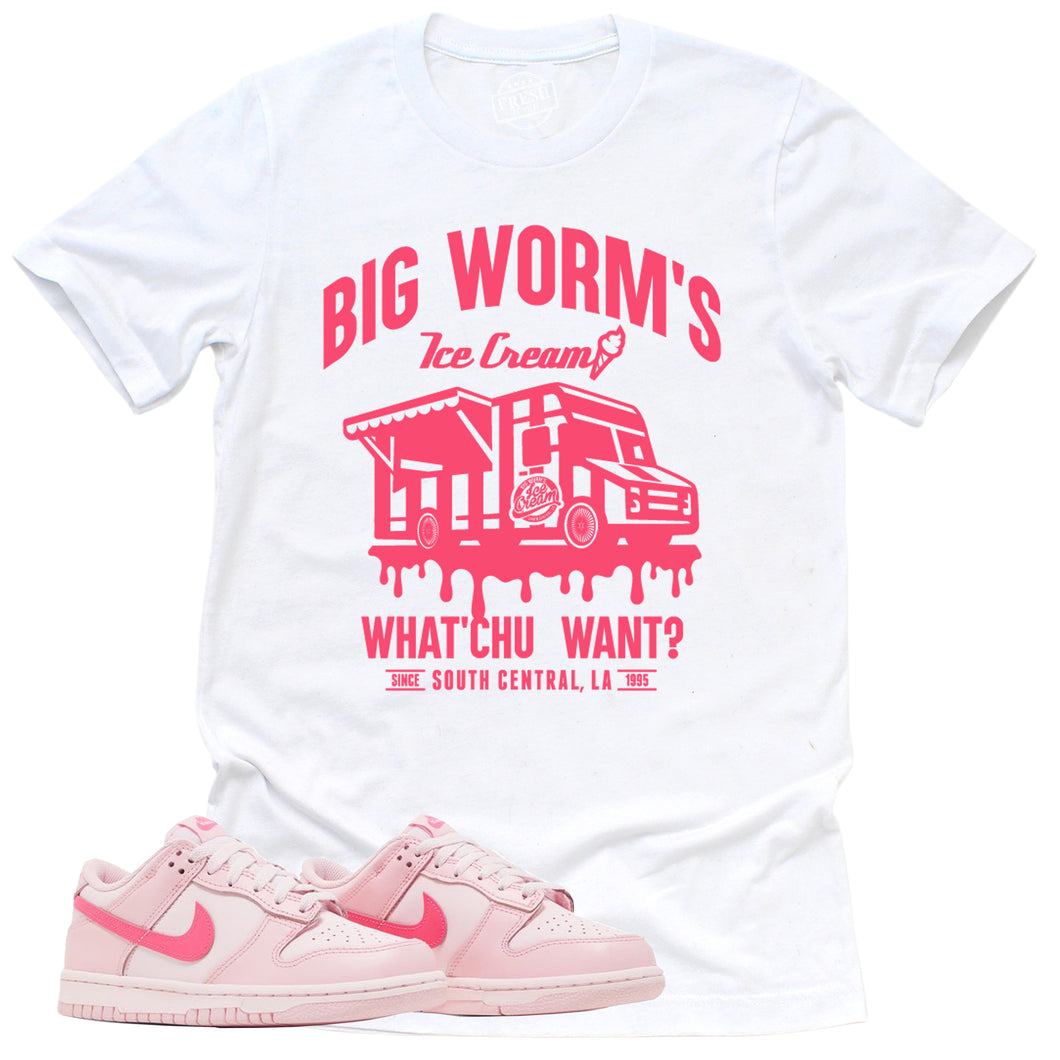 BW Ice Cream Shop Shirt | Retro Dunk Triple Pink Sneaker Match Tee