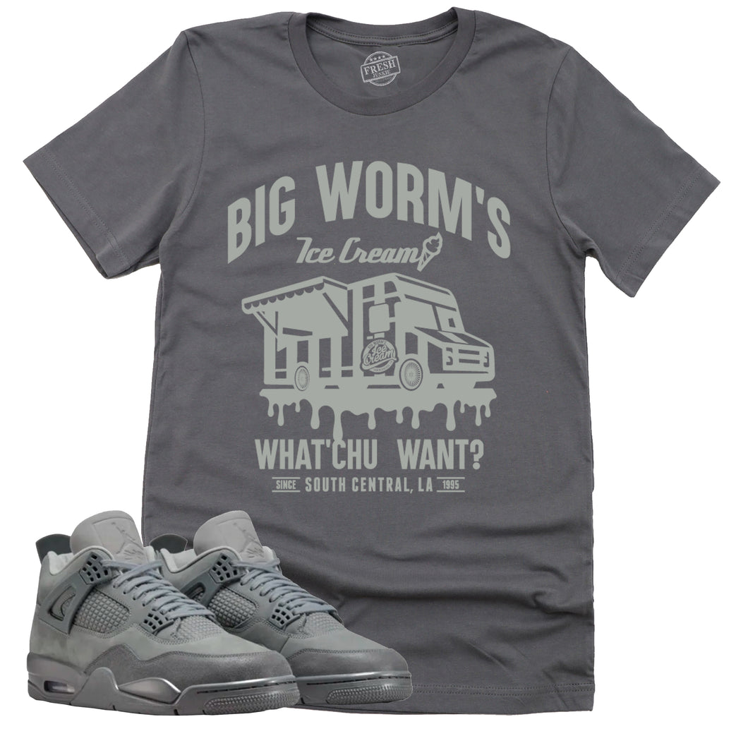 BW's Ice Cream Shop Shirt | Retro Air Jordan 4 Wet Cement Sneaker Match Tee