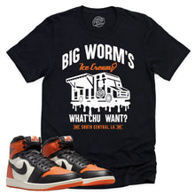 Load image into Gallery viewer, BW&#39;s Ice Cream Shop Shirt | Retro Air Jordan 1 Shattered Backboard Sneaker Match Tee