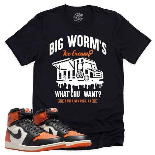 BW's Ice Cream Shop Shirt | Retro Air Jordan 1 Shattered Backboard Sneaker Match Tee