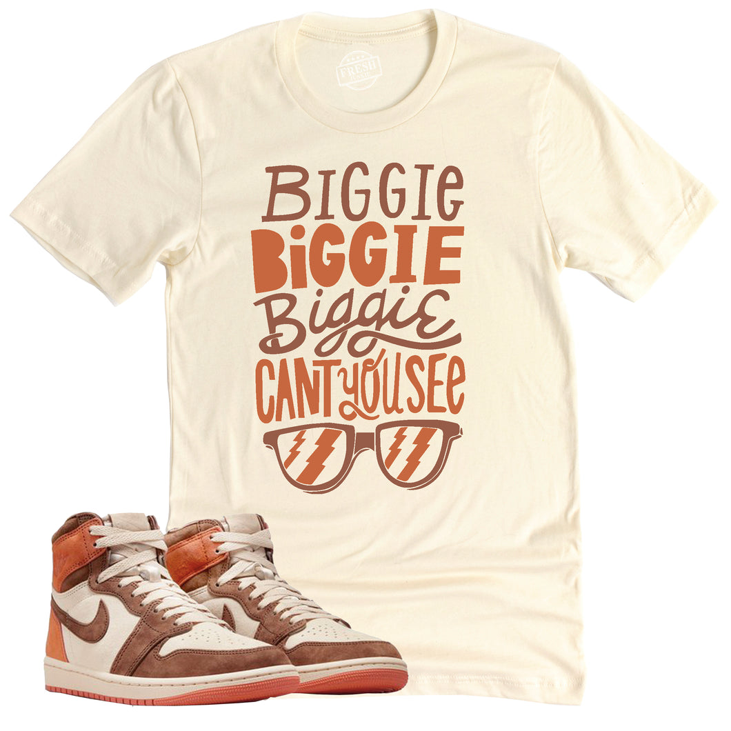 Can't You See Shirt | Air Jordan 1 Cacao Sneaker Match Tee