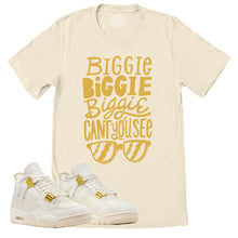 Load image into Gallery viewer, Can&#39;t You See Shirt | Retro Air Jordan 4 Sail Gold Sneaker Match Tee