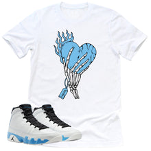 Load image into Gallery viewer, Cost Your Soul Shirt | Retro Air Jordan 9 Powder Blue Sneaker Match Tee