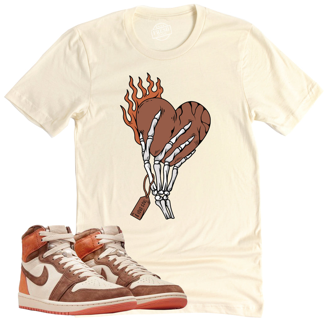 Cost Your Soul Shirt | Air Jordan 1 Cacao Sneaker Match Tee