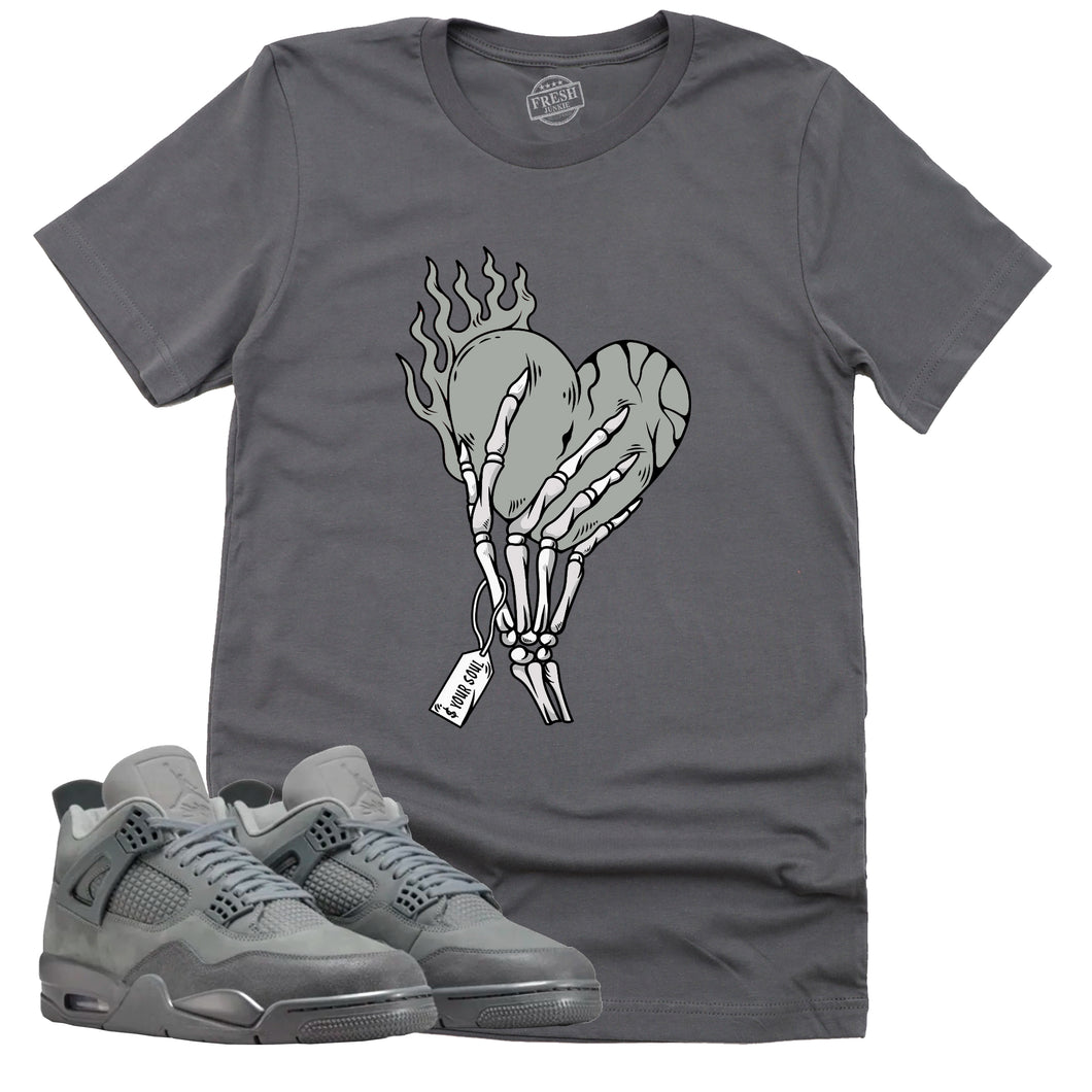 Cost Your Soul Shirt | Retro Air Jordan 4 Wet Cement Sneaker Match Tee (Copy)