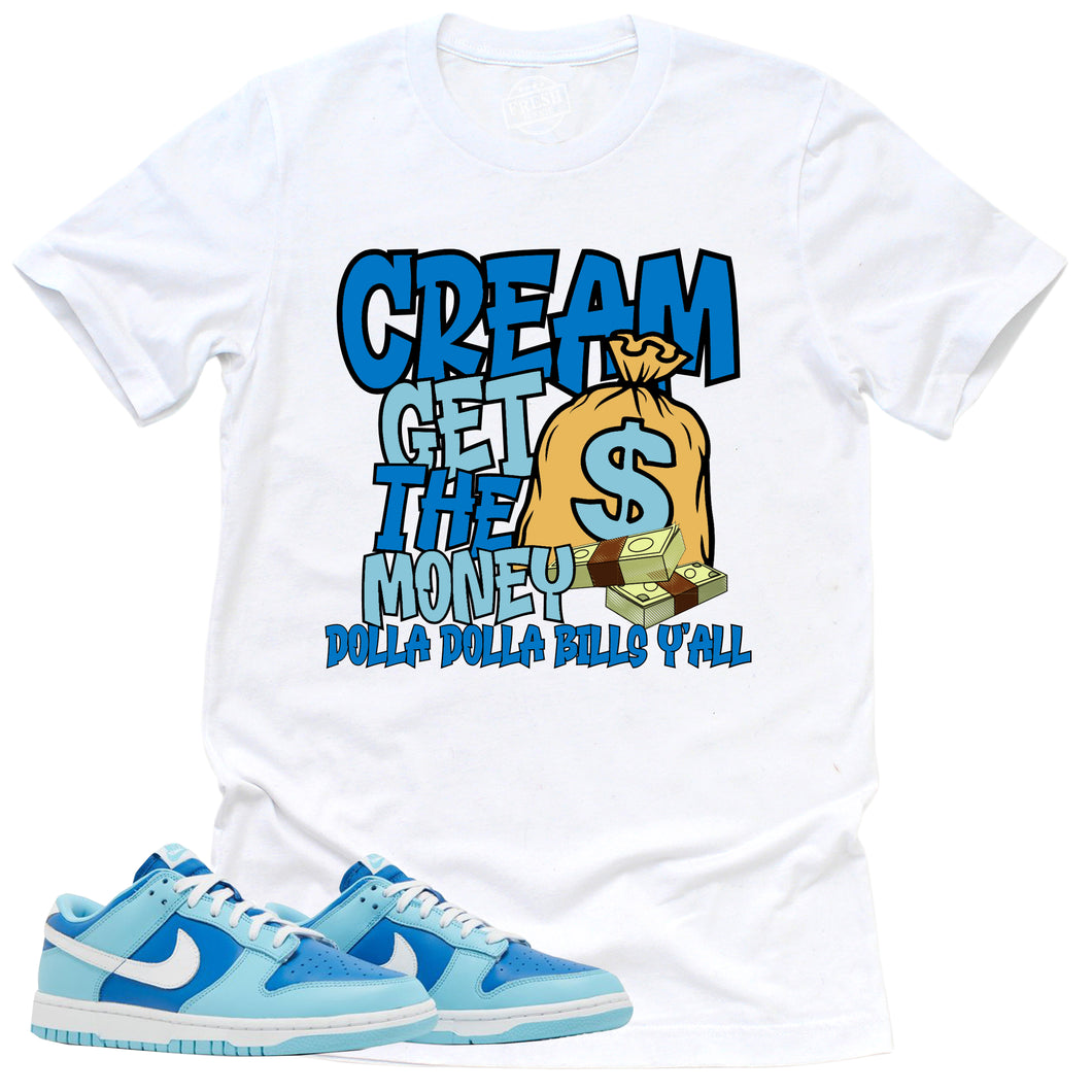 Cream Shirt | Retro Dunk Low Argon Sneaker Match Tee