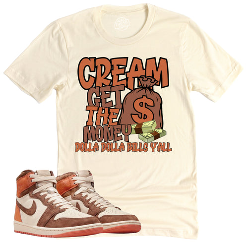 Cream Shirt | Air Jordan 1 Cacao Sneaker Match Tee