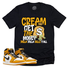 Load image into Gallery viewer, Cream Shirt | Retro Air Jordan 1 Yellow Ochre Sneaker Match Tee