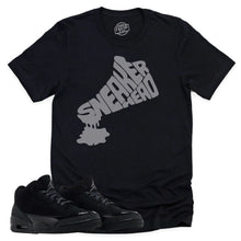 Load image into Gallery viewer, Dripping Sneakerhead Shirt | Retro Air Jordan 3 Black Cat Sneaker Match Tee