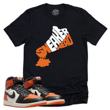 Load image into Gallery viewer, Dripping Sneakerhead Shirt | Retro Air Jordan 1 Shattered Backboard Sneaker Match Tee