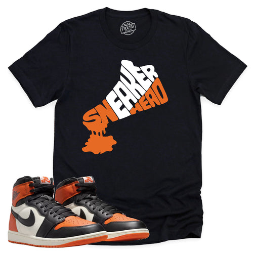Dripping Sneakerhead Shirt | Retro Air Jordan 1 Shattered Backboard Sneaker Match Tee