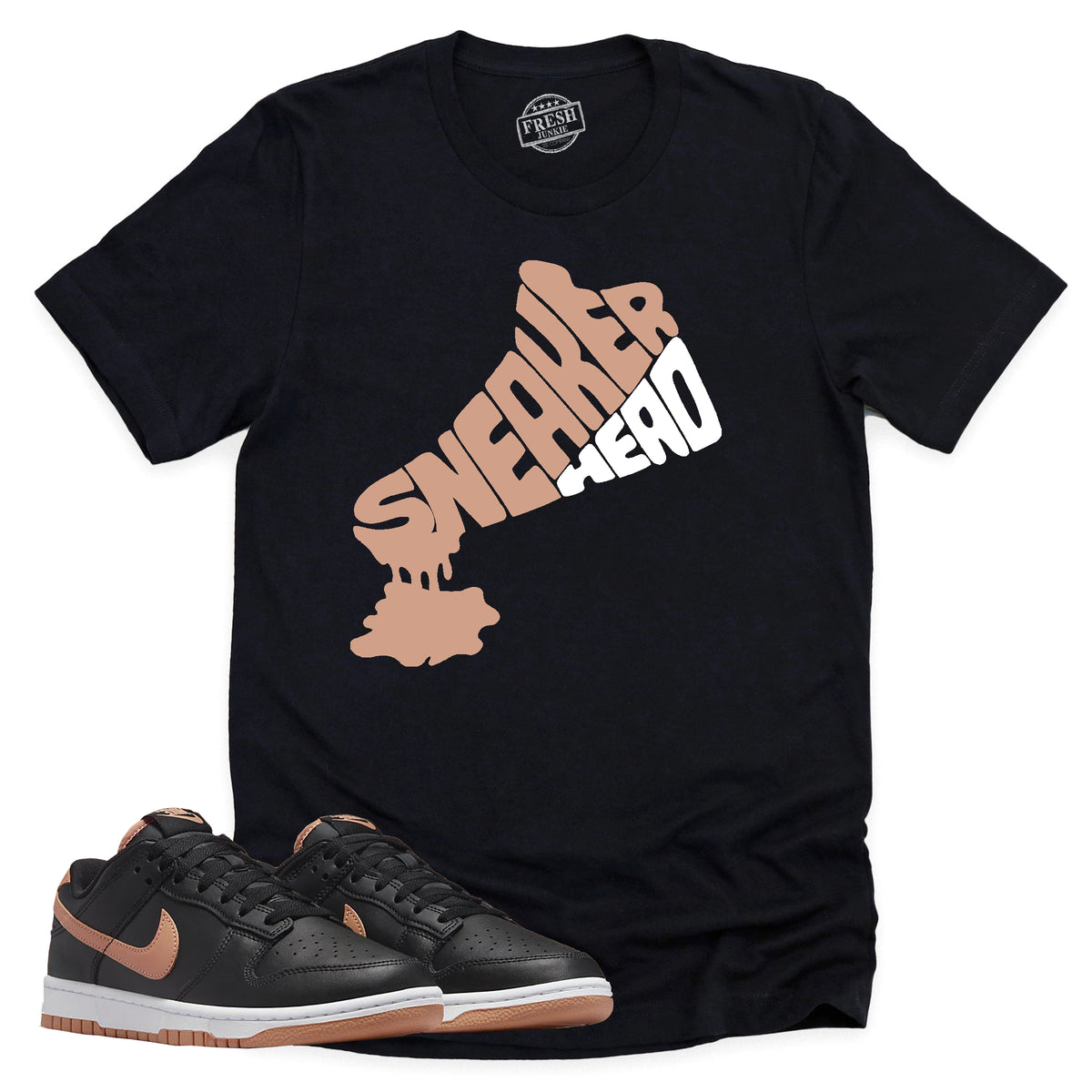 Dripping Sneakerhead Shirt | Retro Dunk Low Amber Brown Sneaker Match ...