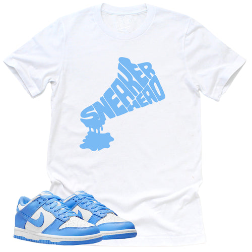 Dripping Sneakerhead Shirt | Retro Dunk Low University Blue Sneaker Match Tee