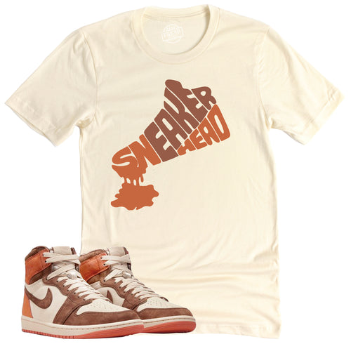 Dripping Sneakerhead Shirt | Air Jordan 1 Cacao Sneaker Match Tee