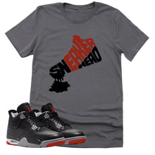 Load image into Gallery viewer, Dripping Sneakerhead Shirt | Retro Air Jordan 4 BRED Reimagined Sneaker Match Tee