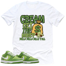 Load image into Gallery viewer, Cream Shirt | Retro Dunk Low Chlorophyll Sneaker Match Tee