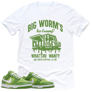 BW Ice Cream Shop Shirt | Retro Dunk Low Chlorophyll Sneaker Match Tee