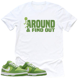 Find Out Shirt | Retro Dunk Low Chlorophyll Sneaker Match Tee