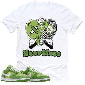 Heartless Shirt | Retro Dunk Low Chlorophyll Sneaker Match Tee