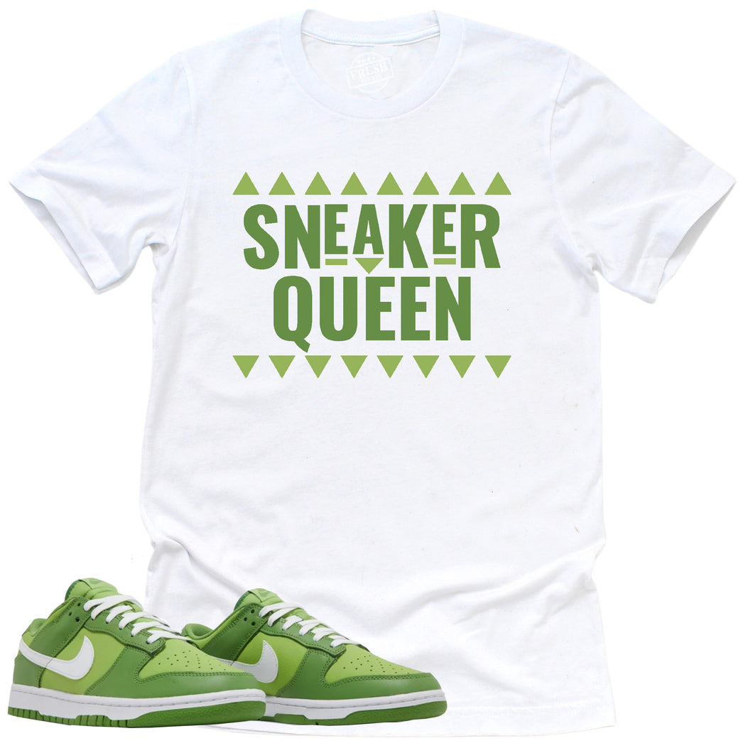 Sneaker Queen Shirt | Retro Dunk Low Chlorophyll Sneaker Match Tee