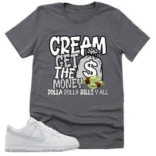 Load image into Gallery viewer, Cream Shirt | Retro Dunk Low White Pure Platinum Sneaker Match Tee