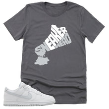 Load image into Gallery viewer, Dripping Sneakerhead Shirt | Retro Dunk Low White Pure Platinum Sneaker Match Tee