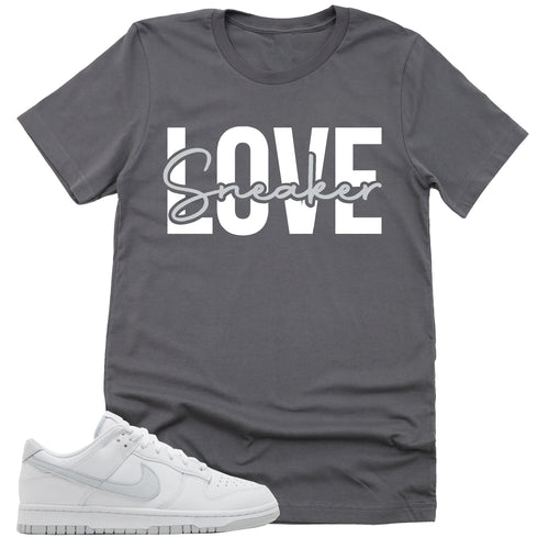 Sneaker Love Shirt | Retro Dunk Low White Pure Platinum Sneaker Match Tee