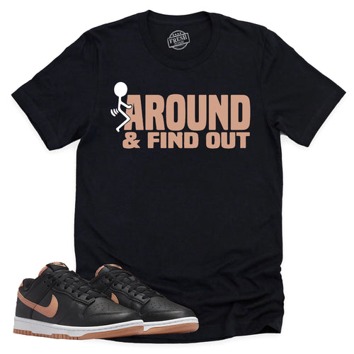 Find Out Shirt | Retro Dunk Low Amber Brown Sneaker Match Tee