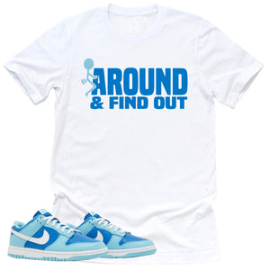 Find Out Shirt | Retro Dunk Low Argon Sneaker Match Tee