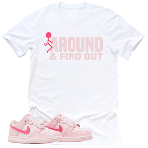 Find Out Shirt | Retro Dunk Triple Pink Sneaker Match Tee