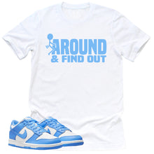 Load image into Gallery viewer, Find Out Shirt | Retro Dunk Low University Blue Sneaker Match Tee