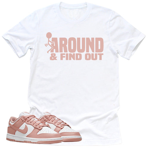 Find Out Shirt | Retro Dunk Low White Rose Whisper Sneaker Match Tee