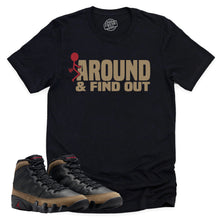 Load image into Gallery viewer, Find Out Shirt | Retro Air Jordan 9 Olive Sneaker Match Tee