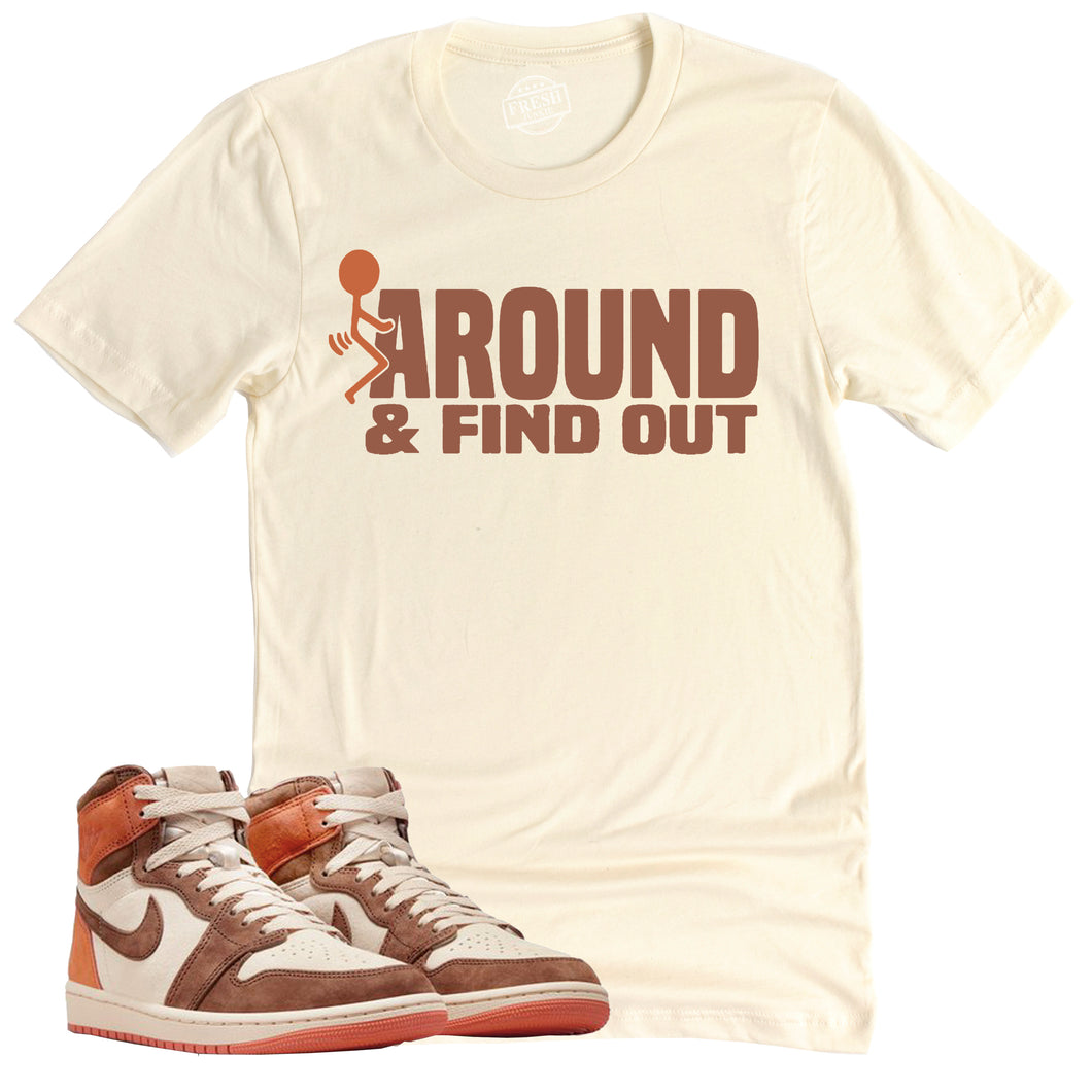 Find Out Shirt | Air Jordan 1 Cacao Sneaker Match Tee