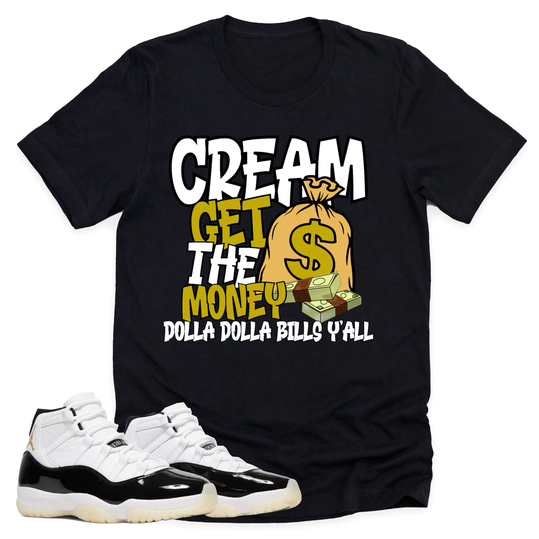 Cream Shirt | Retro Air Jordan 11 Gratitude Sneaker Match Tee