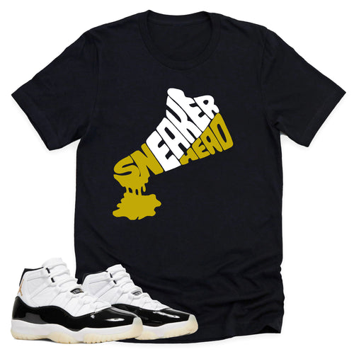 Dripping Sneakerhead Shirt | Retro Air Jordan 11 Gratitude Sneaker Match Tee