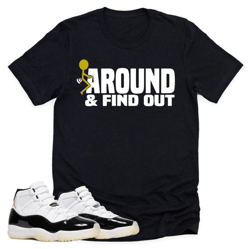 Find Out Shirt | Retro Air Jordan 11 Gratitude Sneaker Match Tee