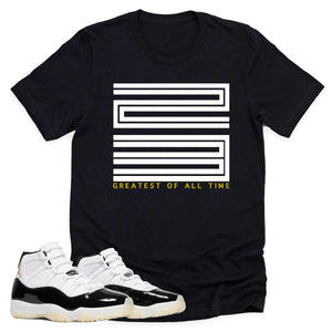 Greatest Of All Time Shirt | Retro Air Jordan 11 Gratitude Sneaker Match Tee