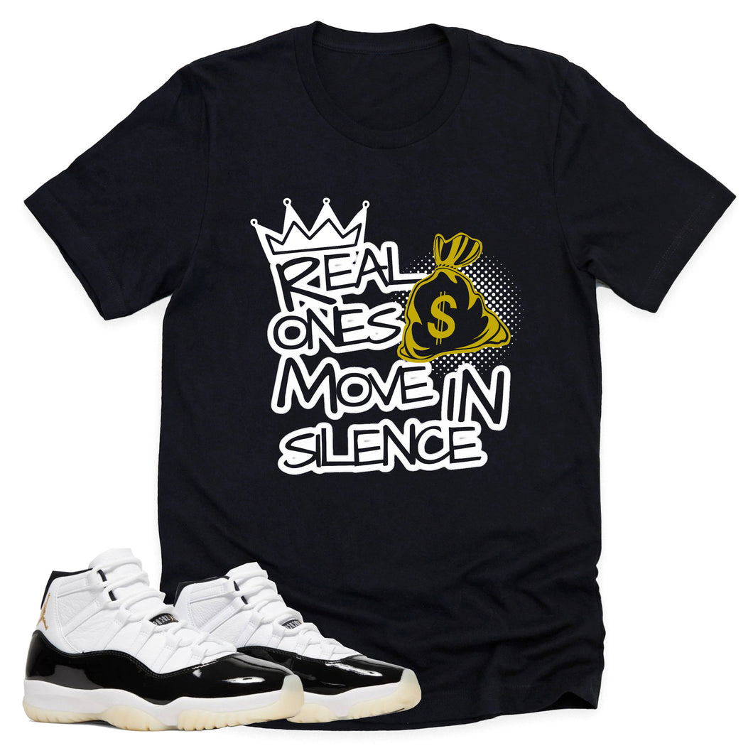 Real Ones Shirt | Retro Air Jordan 11 Gratitude Sneaker Match Tee