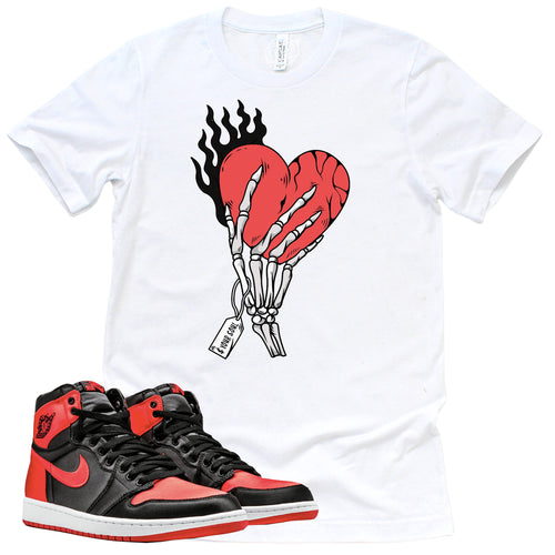 Cost Your Soul Shirt | Retro Air Jordan 1 Satin Bred Sneaker Match Tee