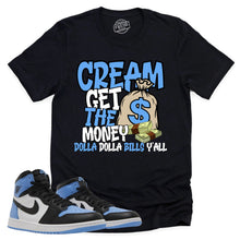 Load image into Gallery viewer, Cream Shirt | Retro Air Jordan 1 UNC Toe Sneaker Match Tee