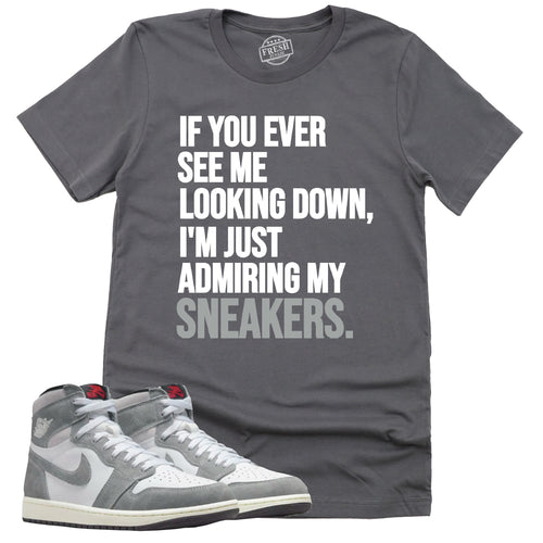 Admiring My Sneakers Shirt | Washed Heritage 1s Sneaker Match Tee