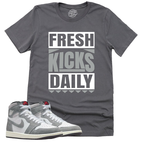 Fresh Kicks Daily Shirt | Retro Air Jordan 1 Washed Heritage Sneaker Match Tee