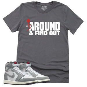 Find Out Shirt | Retro Air Jordan 1 Washed Heritage Sneaker Match Tee