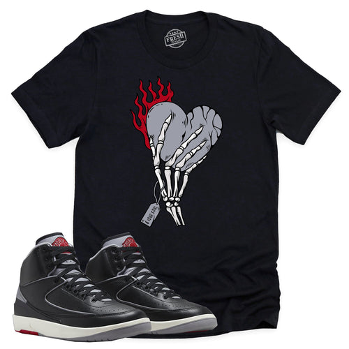 Cost Your Soul Shirt | Retro Air Jordan 2 Black Cement Sneaker Match Tee