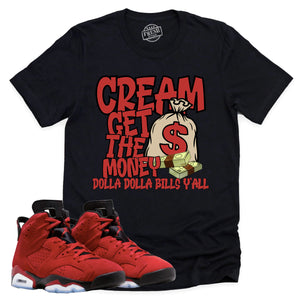 Cream Shirt | Retro Air Jordan 6 Toro Bravo Sneaker Match Tee